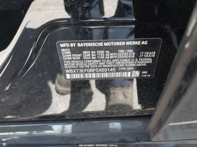 2023 BMW X1 WBX73EF08P5X69145 Photo 8