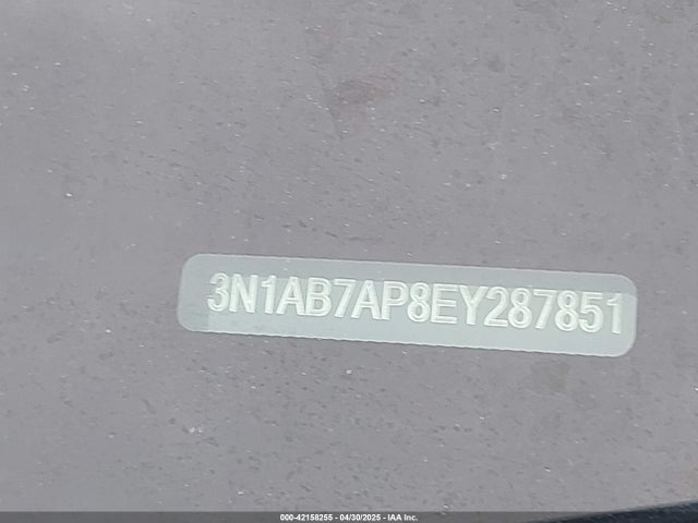 3N1AB7AP8EY287851 Nissan SENTRA SV