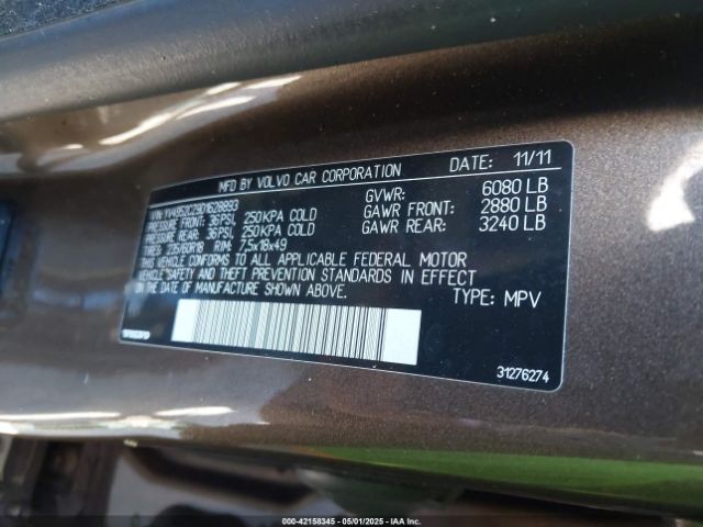 2013 VOLVO XC90 YV4952CZ9D1628893 Photo 8