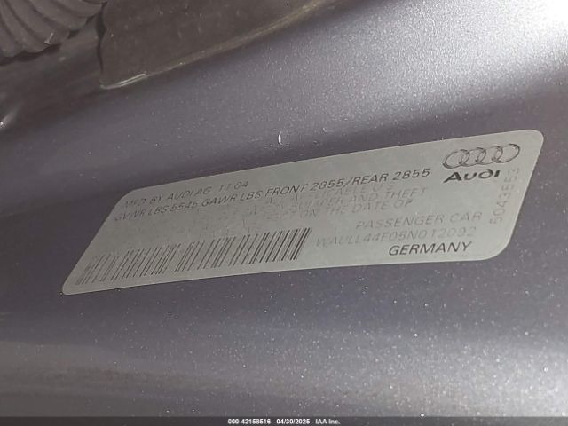 2005 AUDI A8 WAULL44E05N012092 Photo 8