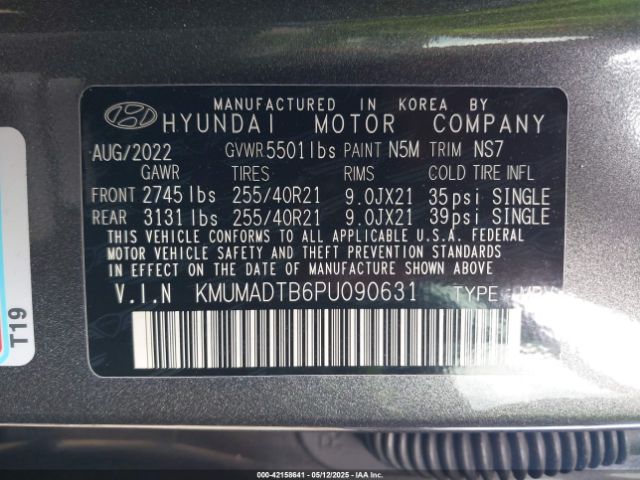 KMUMADTB6PU090631 Genesis Gv70 2.5t Awd