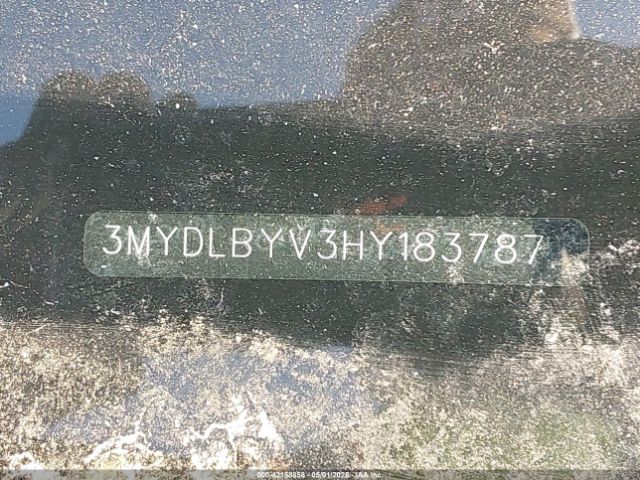 3MYDLBYV3HY183787 Toyota YARIS IA