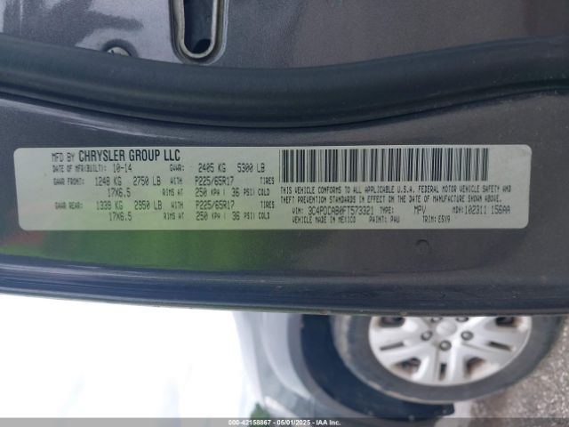 3C4PDCAB0FT573321 Dodge Journey American Value Pkg