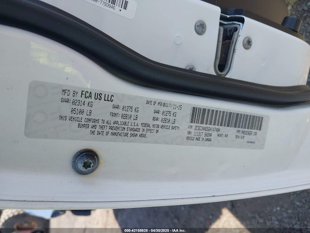 Chrysler 300 Limited 2016 2C3CCAAG5GH147494 Image 9