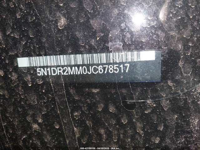 5N1DR2MM0JC678517 Nissan Pathfinder Sl