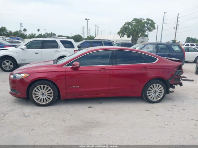 3FA6P0LU4ER252075 Ford Fusion Hybrid Se