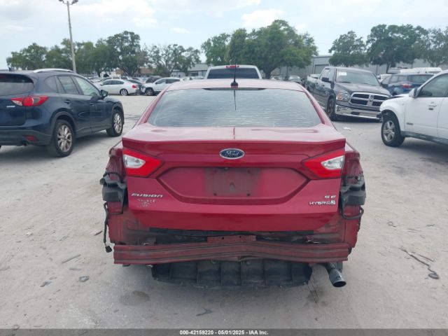 3FA6P0LU4ER252075 Ford Fusion Hybrid Se