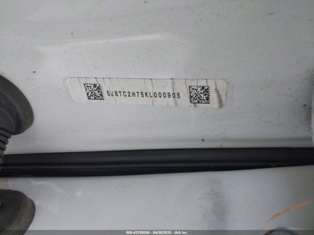5J8TC2H75KL000905 Acura Rdx Advance Package