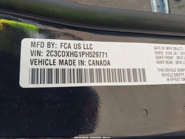 Dodge CHARGER GT 2023 2C3CDXHG1PH529771 Image 9