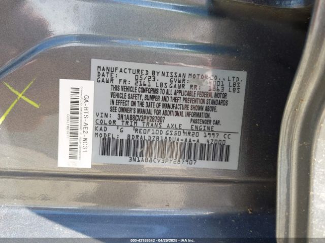 2023 NISSAN SENTRA 3N1AB8CV3PY287907 Photo 8