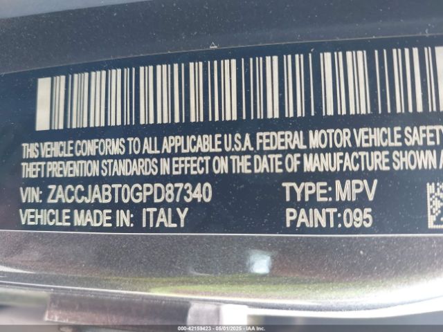 ZACCJABT0GPD87340 Jeep Renegade Latitude