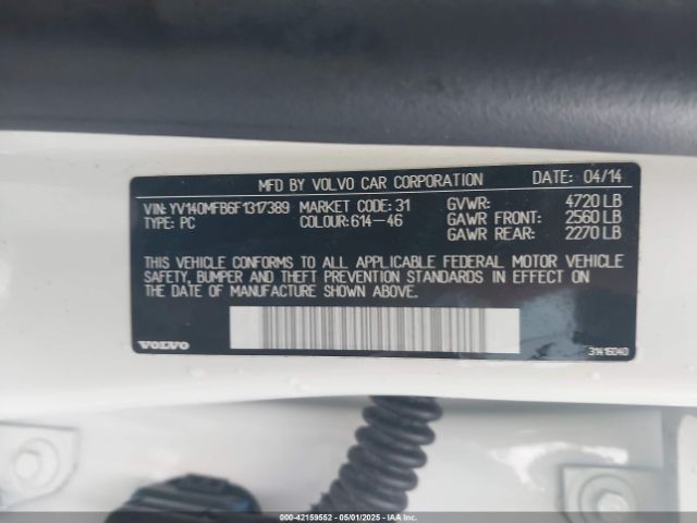 YV140MFB6F1317389 Volvo S60 T5 Premier