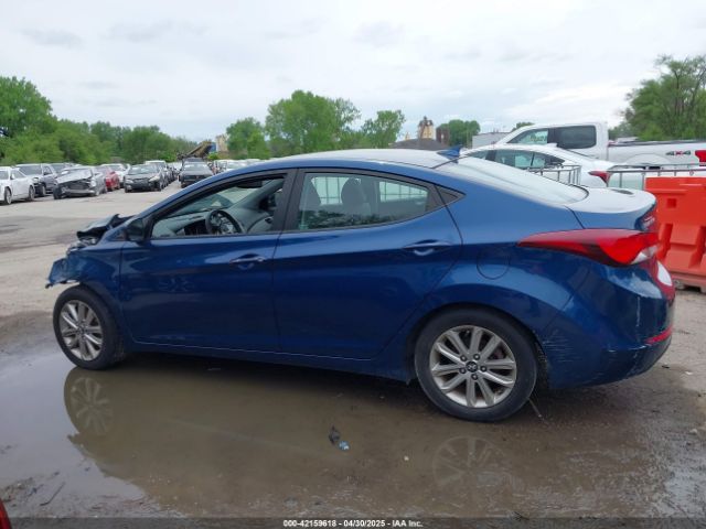 KMHDH4AE2GU501904 Hyundai ELANTRA SE