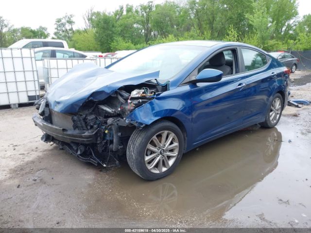 KMHDH4AE2GU501904 Hyundai ELANTRA SE