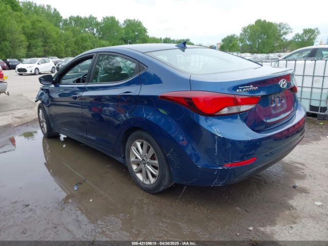 KMHDH4AE2GU501904 Hyundai ELANTRA SE