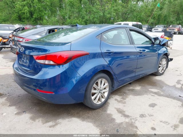 KMHDH4AE2GU501904 Hyundai ELANTRA SE