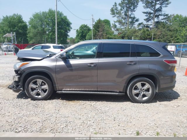 5TDYKRFH5GS159330 Toyota Highlander Limited V6