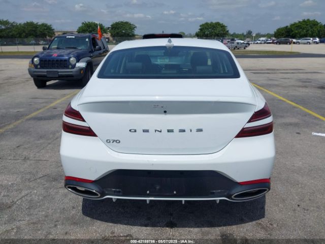 KMTG34SC2SU154579 Genesis G70 2.5t Rwd