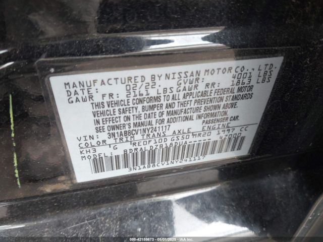2022 NISSAN SENTRA 3N1AB8CV1NY241117 Photo 8