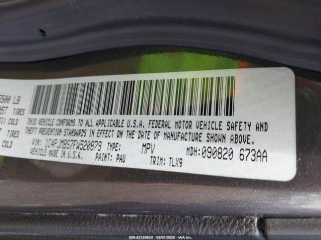 1C4PJMBS7FW520879 Jeep Cherokee Trailhawk