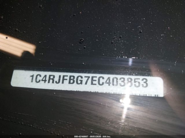 1C4RJFBG7EC403853 Jeep Grand Cherokee Limited