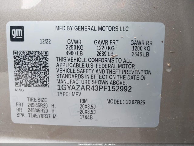 2023 CADILLAC XT4 1GYAZAR43PF152992 Photo 8