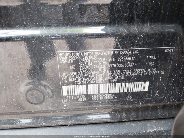 Toyota Rav4 Xle 2024 2T3P1RFV8RC440951 Image 9