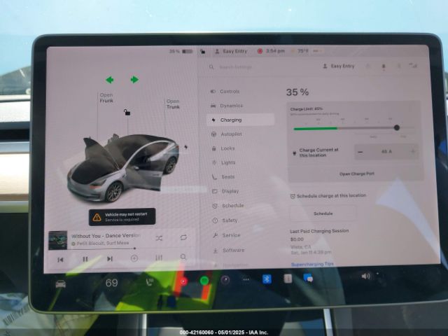 5YJ3E1EA4JF060176 Tesla MODEL 3