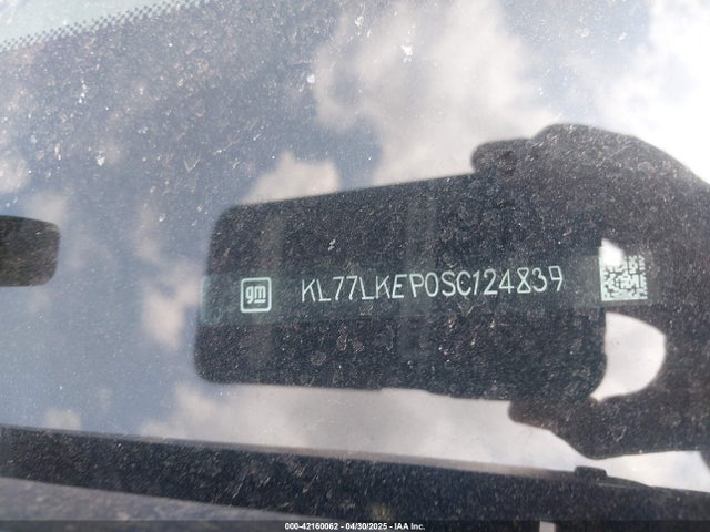 KL77LKEP0SC124839 Chevrolet lbp
