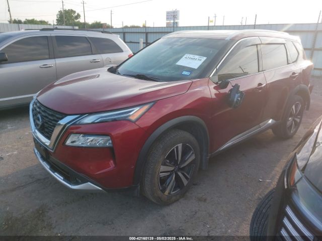 JN8BT3DC3NW120437 Nissan Rogue Platinum Fwd