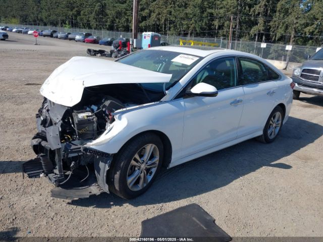 2018 HYUNDAI SONATA 5NPE34AF8JH591013 Photo 1