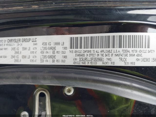 3C6UR5JJ3FG529661 RAM 2500 Big Horn