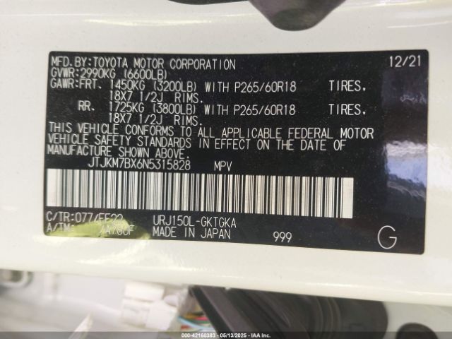 2022 LEXUS GX 460 JTJKM7BX6N5315828 Photo 8