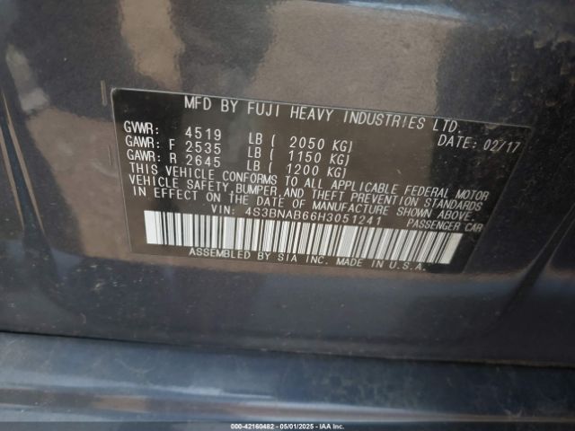 4S3BNAB66H3051241 Subaru Legacy 2.5i