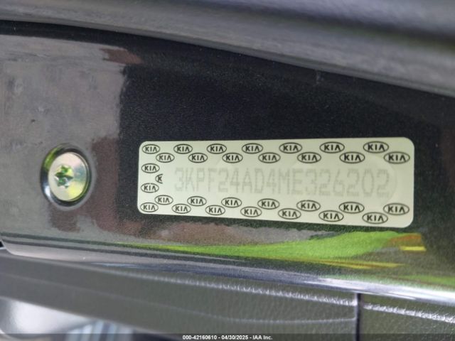 3KPF24AD4ME326202 KIA Forte Lxs