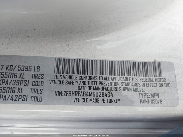 2021 RAM PROMASTER CITY ZFBHRFAB4M6U29434 Photo 8