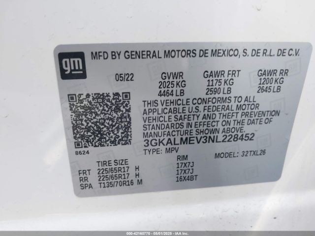 2022 GMC TERRAIN 3GKALMEV3NL228452 Photo 8