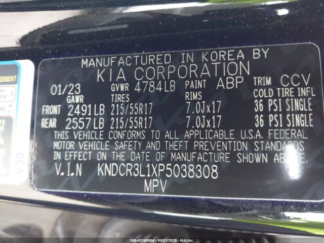 2023 KIA NIRO EV KNDCR3L1XP5038308 Photo 8