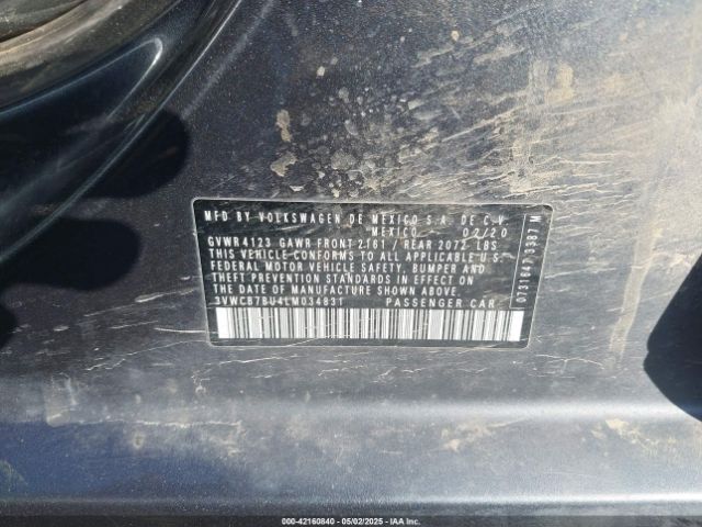 2020 VOLKSWAGEN JETTA 3VWCB7BU4LM034831 Photo 8