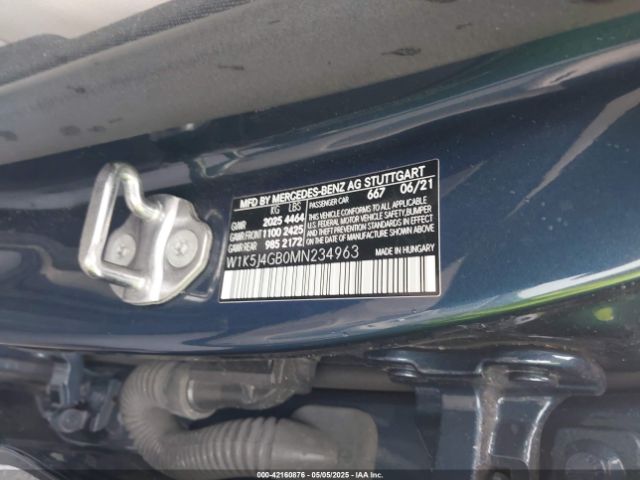 2021 MERCEDES-BENZ CLA 250 W1K5J4GB0MN234963 Photo 8