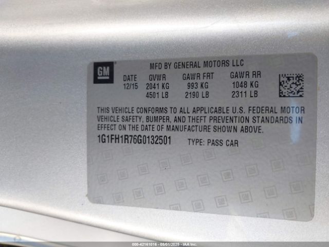 2016 CHEVROLET CAMARO 1G1FH1R76G0132501 Photo 8