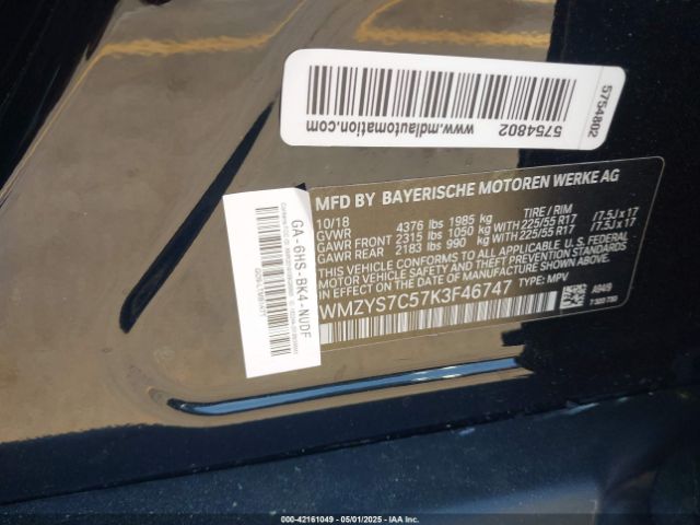 2019 MINI COUNTRYMAN WMZYS7C57K3F46747 Photo 8