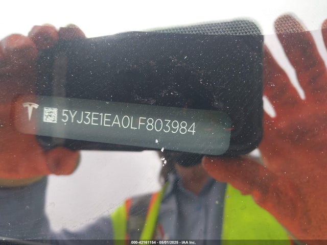 2020 TESLA MODEL 3 5YJ3E1EA0LF803984 Photo 8