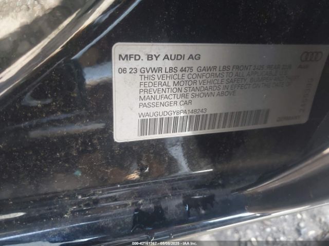 WAUGUDGY8PA148243 Audi A3 Premium 40 Tfsi Quattro S Tronic