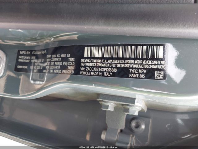 ZACCJBBT4GPD56386 Jeep Renegade 75th Anniversary