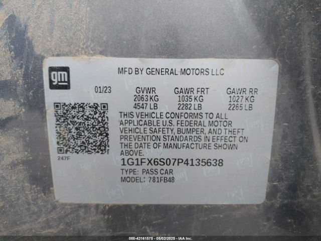 2023 CHEVROLET BOLT EV 1G1FX6S07P4135638 Photo 8