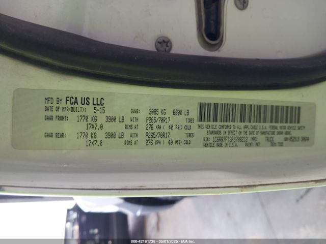 1C6RR7FT9FS708212 RAM 1500 Tradesman