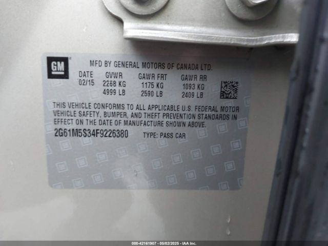 2015 CADILLAC XTS 2G61M5S34F9226380 Photo 8