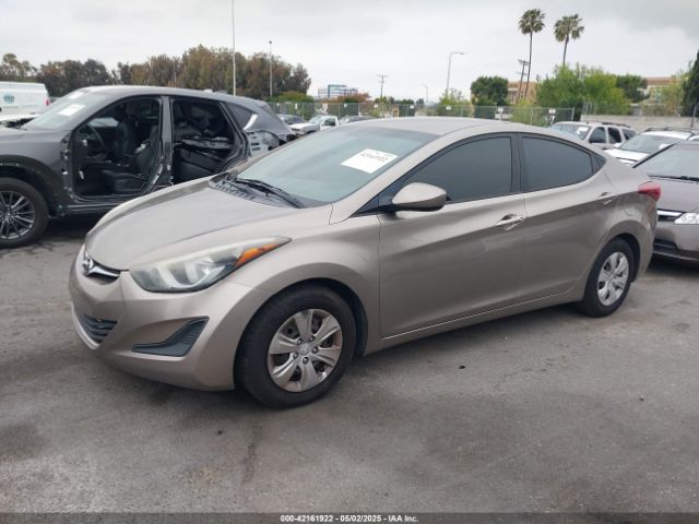 5NPDH4AEXGH776046 Hyundai ELANTRA SE