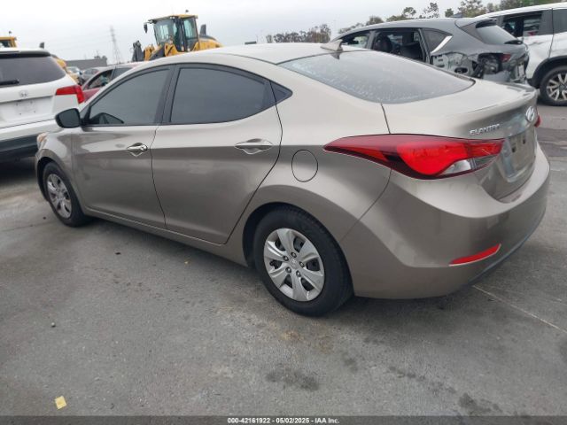5NPDH4AEXGH776046 Hyundai ELANTRA SE